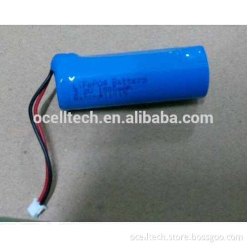 LiFePO4 Battery 14500 3.2V 600mAh for Lawn LED lighting